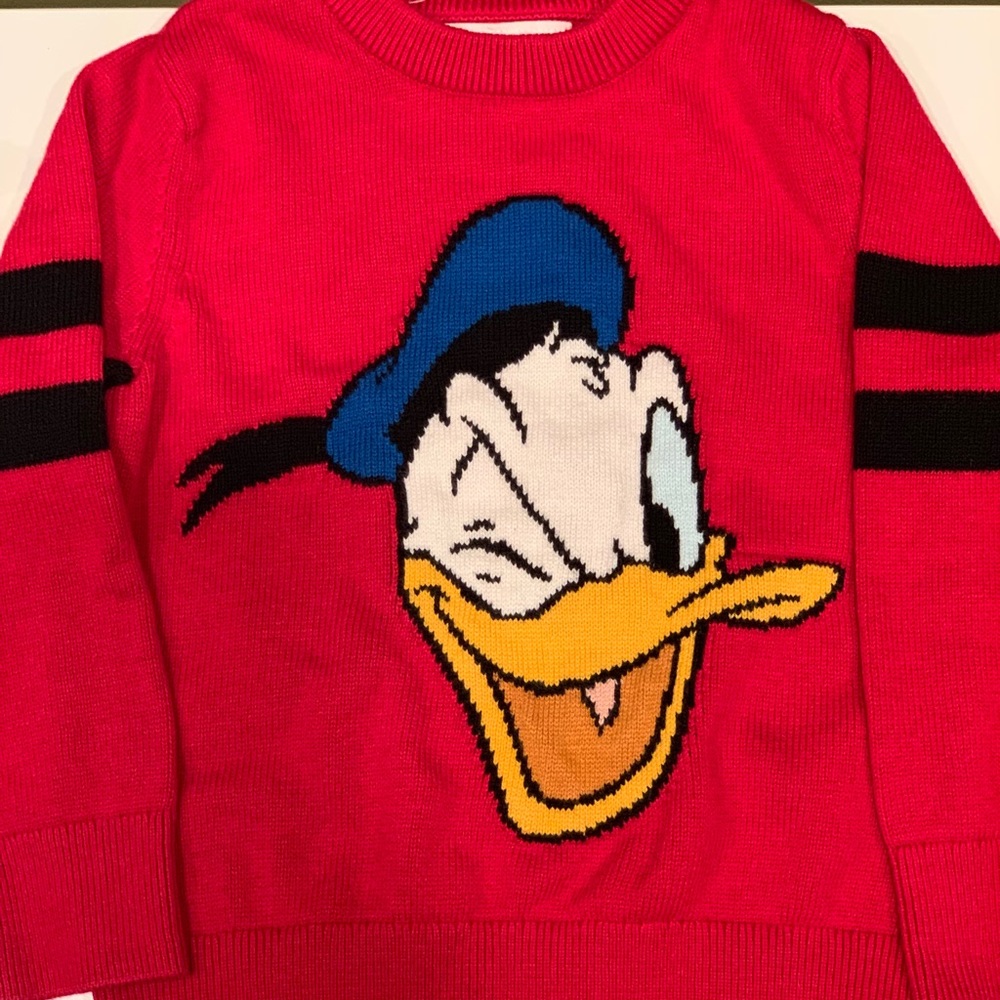 Gap Junkfood boys Donald Duck sweater size 4